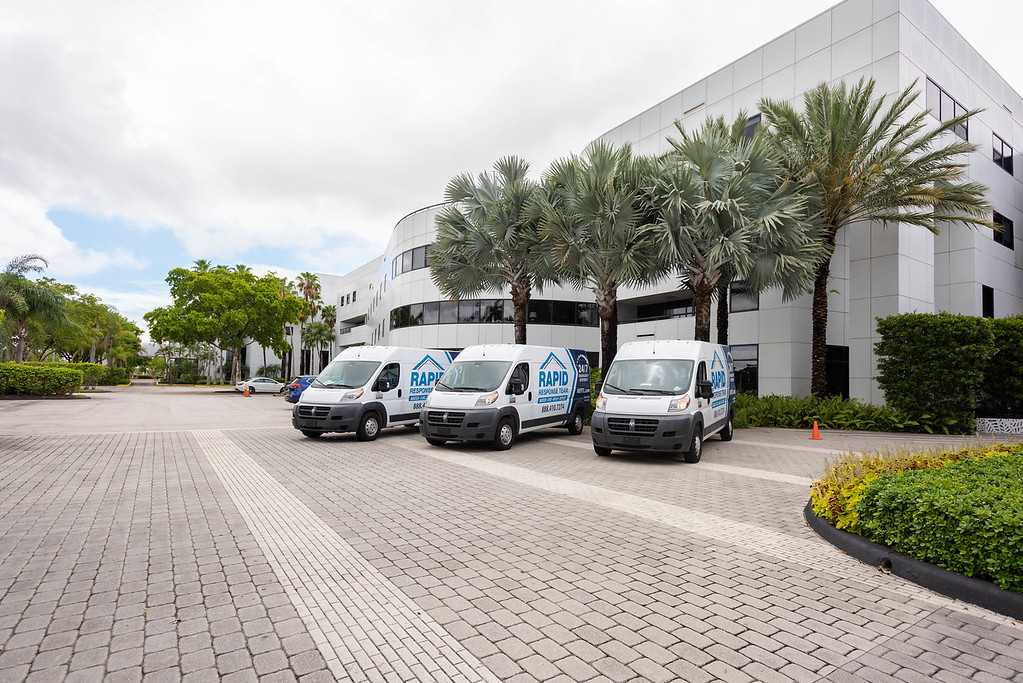Rapid Response Team fleet of trucks