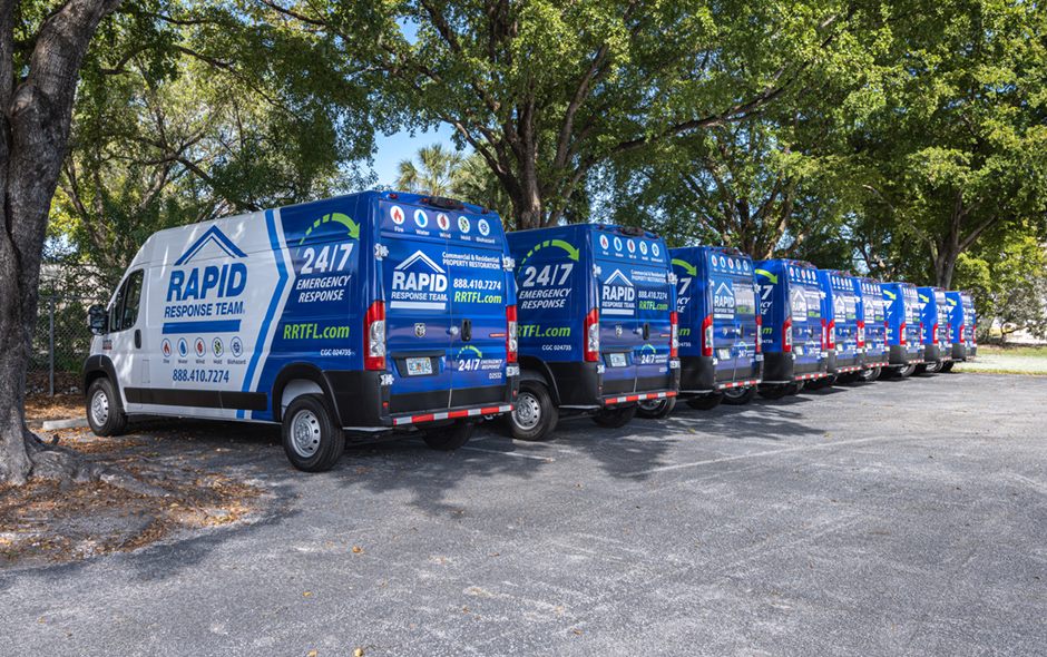 Residential Biohazard Cleanup Vans