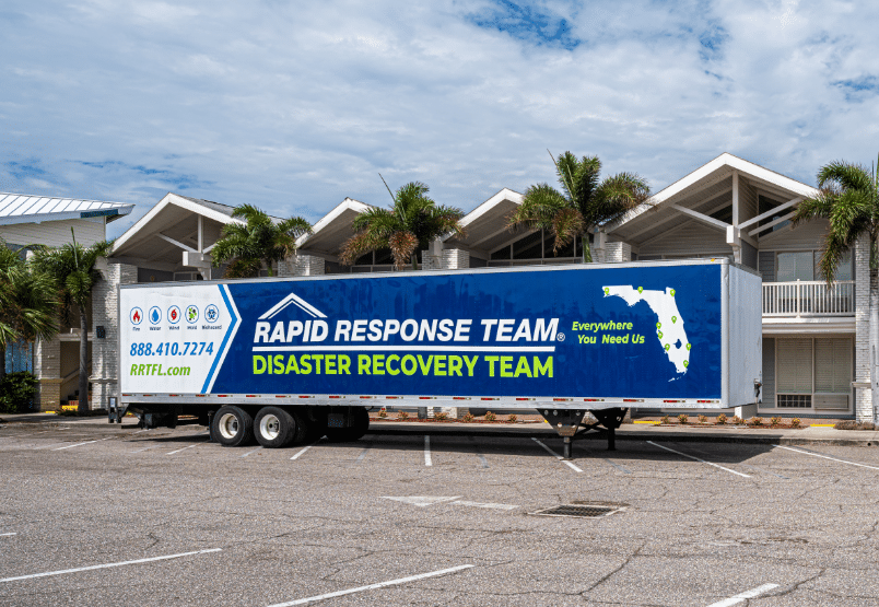 RRT Onsite, assessing damage