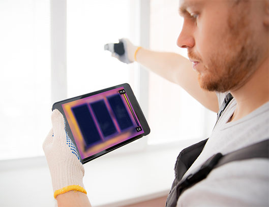 Thermal imaging scanning